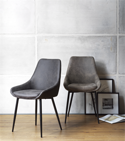 Velour Spisebordsstol